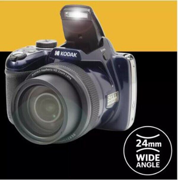 Kodak PixPro AZ-528 52x Zoom WiFi Bridge Camera in Midnight Blue (UK Stock) BNIB