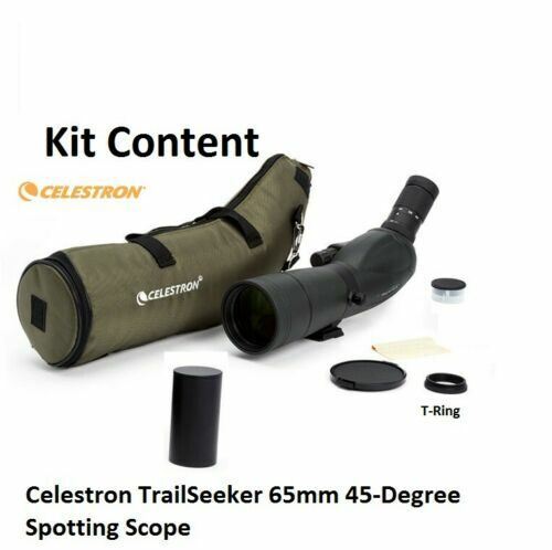 Celestron TrailSeeker 16-48x 65mm 45' Angled Spotting Scope 52330(UK Stock) BNIB