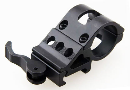 IR Torch Bracket Clamp for Picatinny Rail 20mm Offset Mount 45 Degree 25.4mm (UK