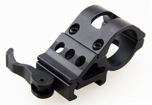 IR Torch Bracket Clamp for Picatinny Rail 20mm Offset Mount 45 Degree 25.4mm (UK