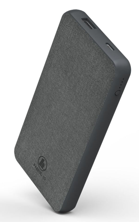 USB Charger Power bank Pack A-C connector =Hama Fabric 10 - 10000mAh Portable UK