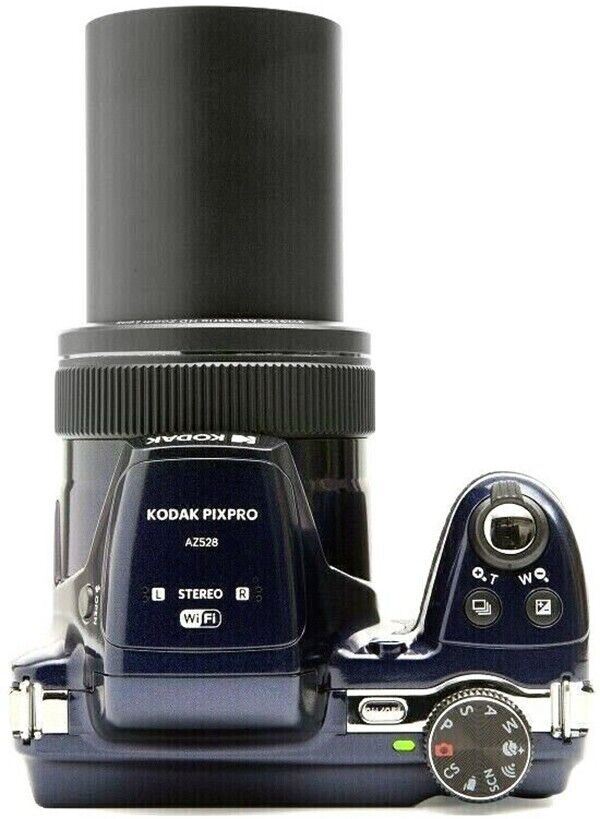 Kodak PixPro AZ-528 52x Zoom WiFi Bridge Camera in Midnight Blue (UK Stock) BNIB