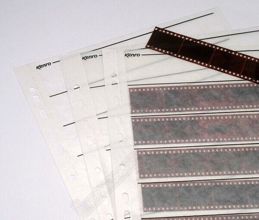 Kenro Negative Storage Pages = 135mm Film 25 Pages Translucent Acid Free  #KFN08