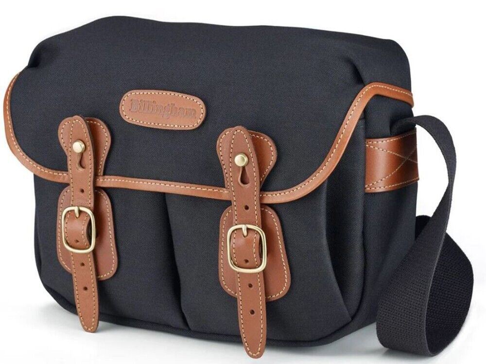 Billingham Hadley Small Camera DSLR Mirrorless Bag in Black /Tan (UK Stock) BNIP