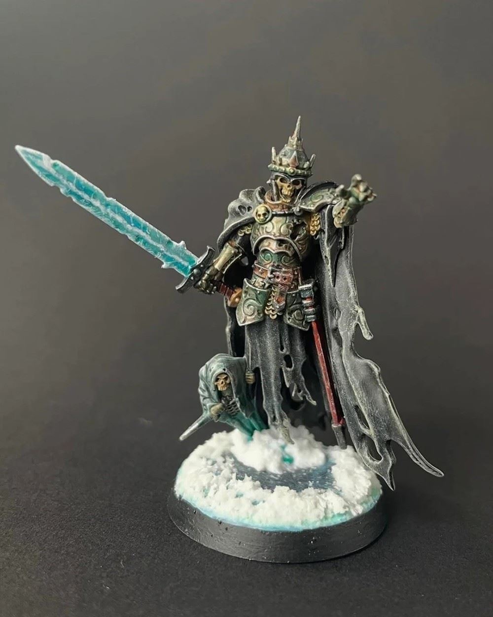Warhammer AOS - Soulblight Gravelords Othar Half-King Figurine - unpainted