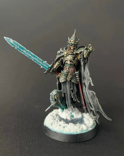 Warhammer AOS - Soulblight Gravelords Othar Half-King Figurine - unpainted