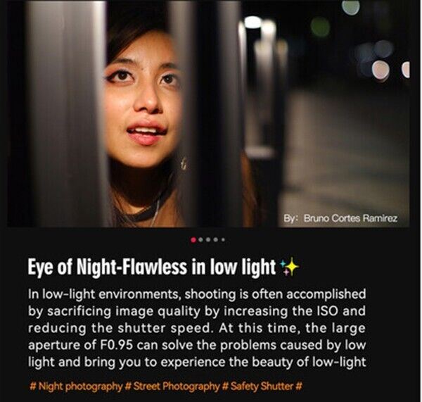 TTArtisan 35mm F0.95 Lens APS-C Format Sony E Mount Camera Black & Silver   (UK)