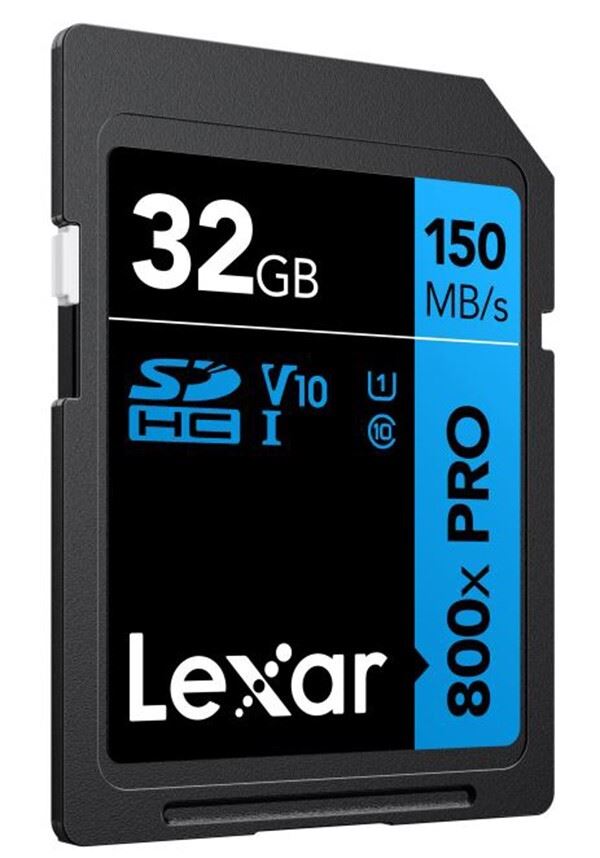 Lexar 32GB SDHC 800x PRO SD Card Class 10 UHS-I Memory Card 150 MB/S  (UK)  BNIP