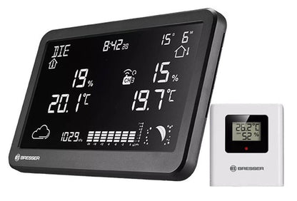 Bresser Weather Station Radio Controlled Meteo Temp Kit #7004330 (UK Stock) BNIB