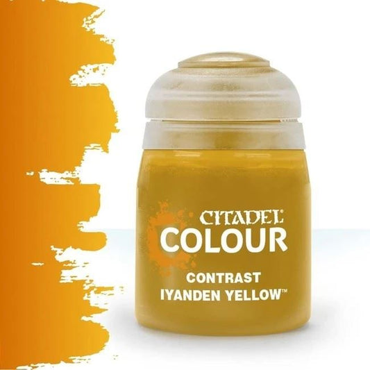 Citadel colour contrast - Iyanden Yellow paint 18ml WarHammer  Games Workshop