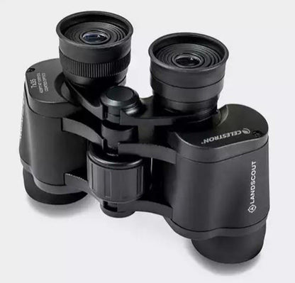 Celestron Birder Starter Kit - LandScout 7x35 Porro Prism Binocular + Book 73151