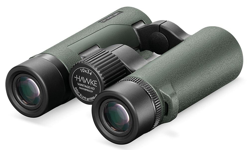 Hawke Vantage HD 10x34 Binoculars Green Bird Watching Nature Hunting #34213 (UK)