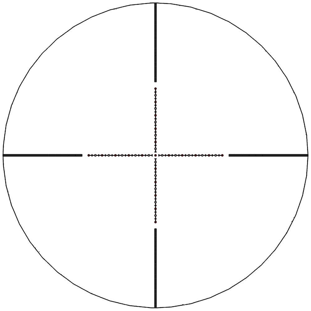 Wulf Hurricane 6.5-25x50 SFP Illuminated Half Mildot 0.1MRAD Rifle Scope  WU9105