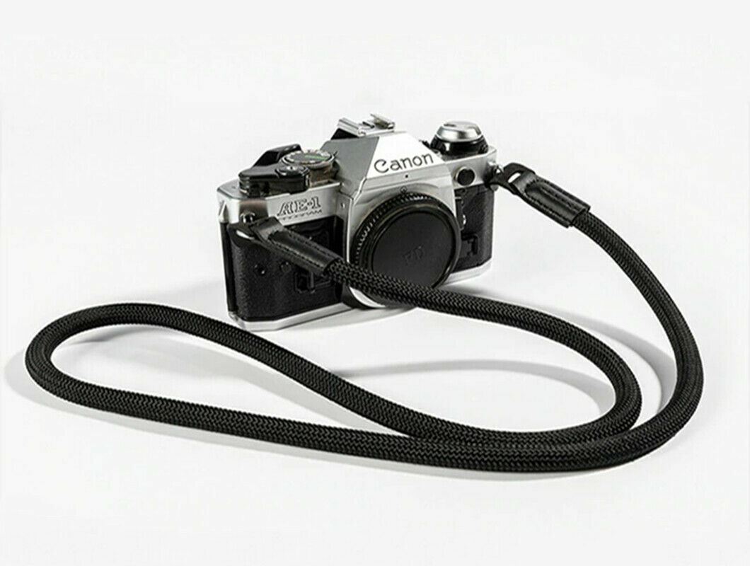 Mountain Rope style Camera Strap for DSLR ILCE PRO in Black (UK Stock) NEW