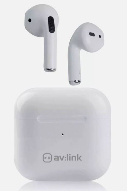AV:Link Ear Shots SE True Bluetooth Wireless Earphones & Charge Case iOS/Android