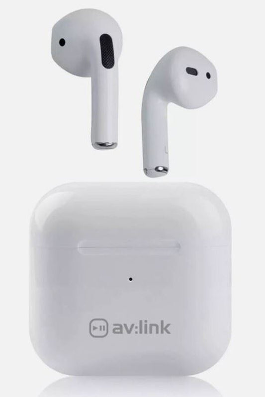 AV:Link Ear Shots SE True Bluetooth Wireless Earphones & Charge Case iOS/Android