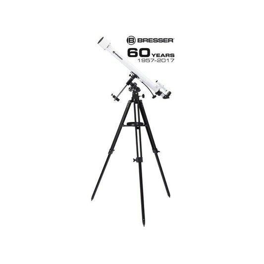 Bresser Classic 60/900 Refractor EQ Telescope + Phone adapter + 3 Eyepieces (UK)