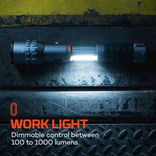 Nebo SLYDE King 4K Lumen LED Magnetic Base Dual Light Torch (UK Stock) BNIB  NEW