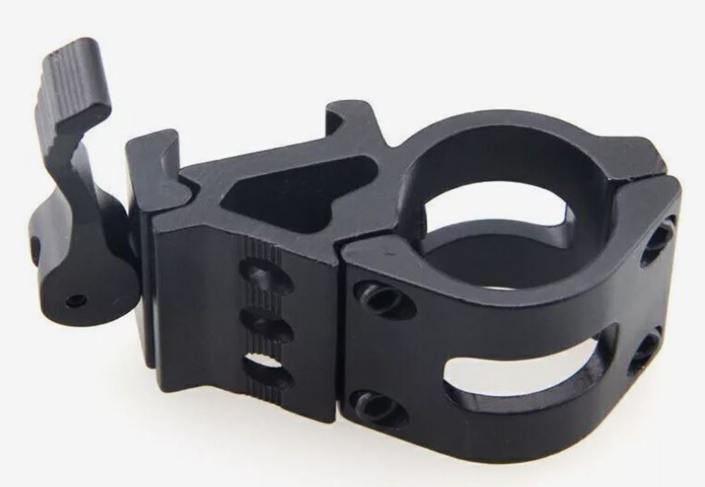 IR Torch Bracket Clamp for Picatinny Rail 20mm Offset Mount 45 Degree 25.4mm (UK