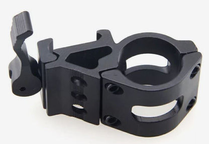 IR Torch Bracket Clamp for Picatinny Rail 20mm Offset Mount 45 Degree 25.4mm (UK