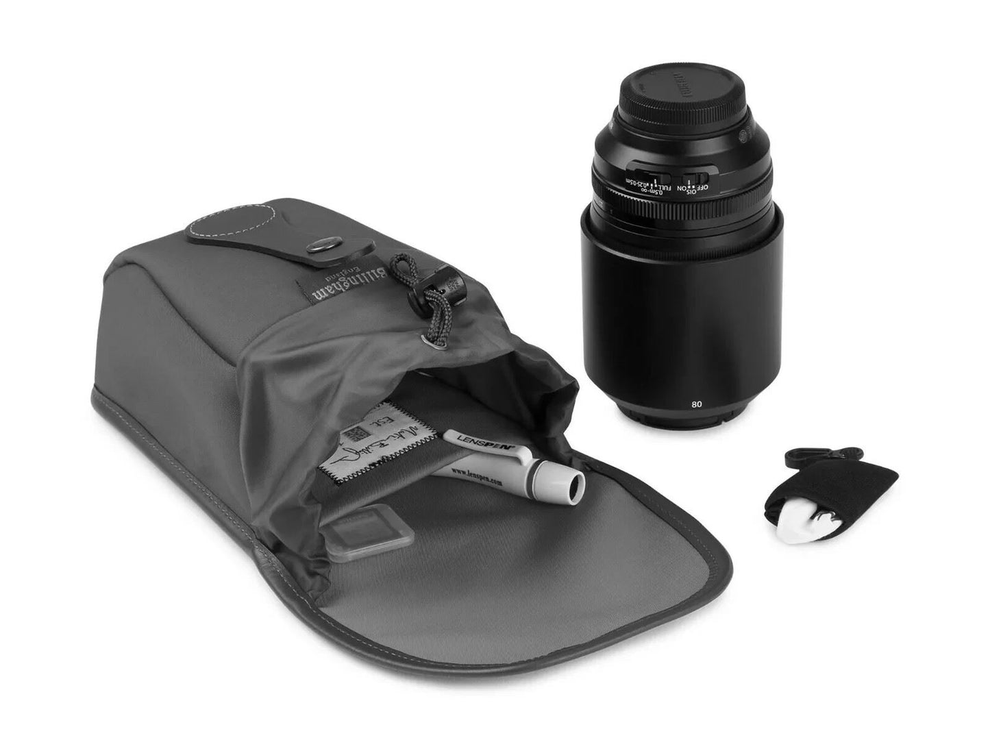 Billingham Avea 8 Compact End Pouch Pocket Khaki Canvas / Tan Leather (UK)  BNIP