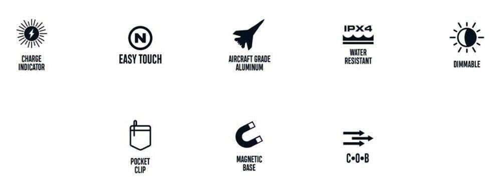 Nebo Franklin Pivot RC 300 Lumen Rechargeable Work Light Flashlight Torch   (UK)