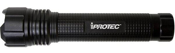 IProtec Pro 800 Lumens LED Hand Torch Flashlight in Black #IP6308 (UK Stock) NEW