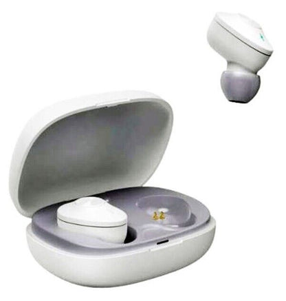 Hama Freedom Buddy Bluetooth Earbuds Earphones Headphones + Charging Case -White