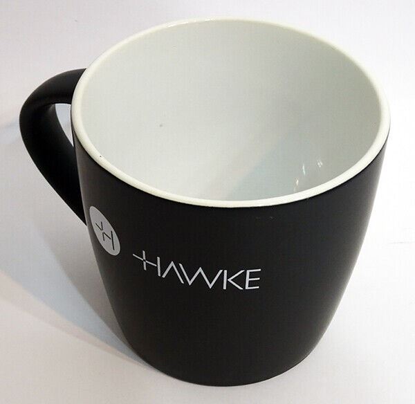 HAWKE Optics Merchandise Coffee Tea Mug  Black with Hawke Logo  (UK Stock)  BNIB