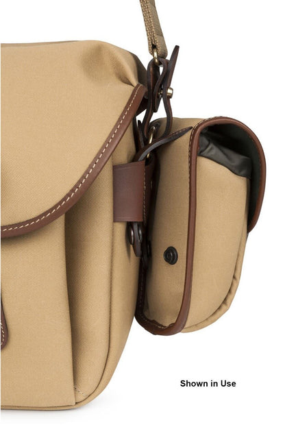 Billingham Avea 7 Compact End Pouch Pocket in Khaki FibreNyte/Tan Leather (Olive