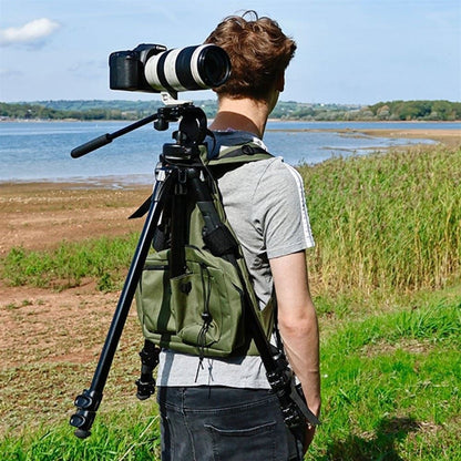 Opticron Tripac Tripod & Spotting Scope Camera Carrying Harness Pack Green 31106
