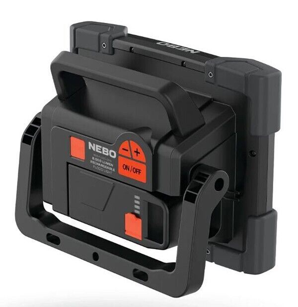 Nebo 8K Flood Light Rechargeable & mains IP54 Waterproof Site use(UK Stock) BNIB