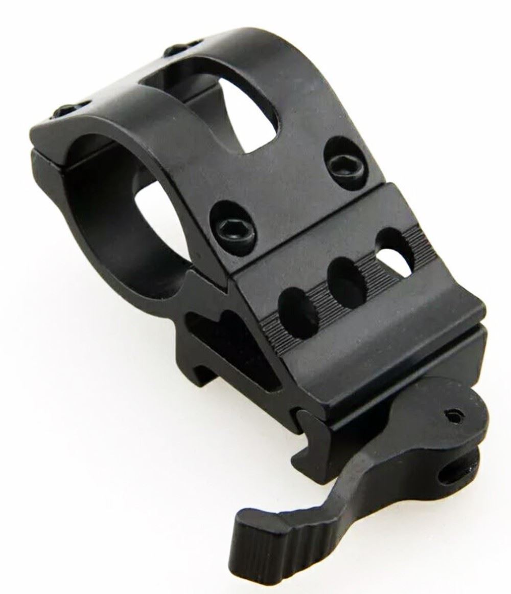 IR Torch Bracket Clamp for Picatinny Rail 20mm Offset Mount 45 Degree 25.4mm (UK