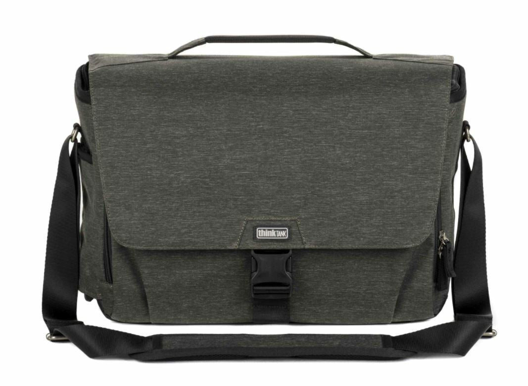 THINK TANK Vision 15 Camera Messenger Bag in Dark Olive (UK Stock) BNIP + Laptop