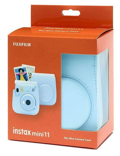 Fuji film Instax Mini 11 Instant Camera CASE (only) in Sky Blue (UK Stock)  BNIB