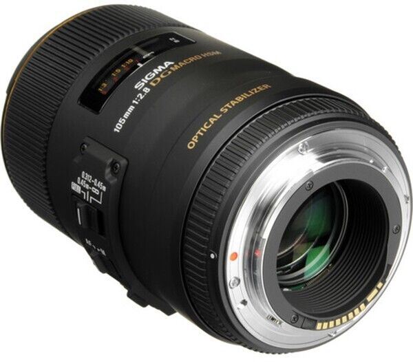 Sigma 105mm f/2.8 MACRO OS HSM DG EX Lens Canon EF-Mount #258954  (UK Stock) NEW