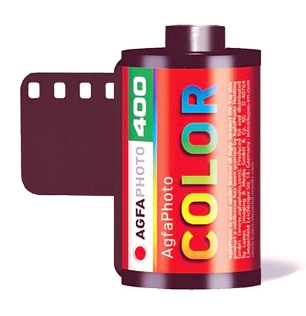 Agfa Photo 400 Film 135 35mm Colour Film 24 Exp (UK) BNIB 24 exposure FRESH Stoc
