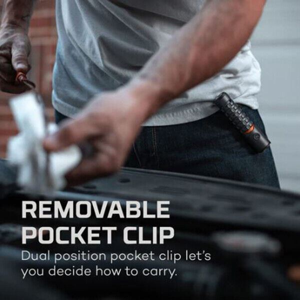 NEW Nebo Torchy 2K 2000 Lumen Rechargeable LED Mini Torch IPX6 #NE1006 (UK) BNIB