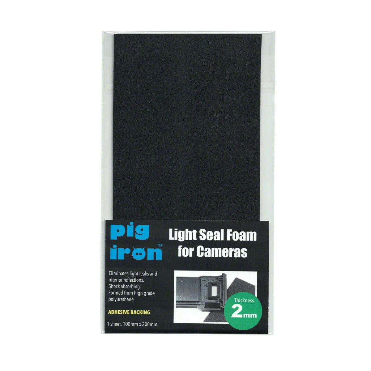 Pig Iron Camera Light Seal Foam Sheet 2mm thick Self Adhesive nonrefle ...