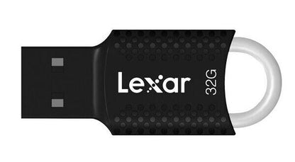 Lexar 32Gb USB Flash Jump Drive USB 2.0 V40 Memory Stick Black & Silver (UK) NEW