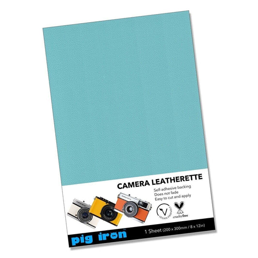 Pig Iron Self-Adhesive Camera Leatherette Sheet A4 30 x 20cm in BLUE  (UK)  BNIP