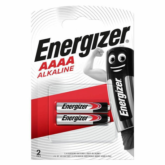 Energizer AAAA 1.5V Batteries MN2500 E96 LR61 Alkaline 1.5v Battery (2 Pack)  UK
