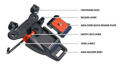 B-Grip UNO Belt Camera Holster for Mirrorless Cameras Capture Clip (UK) BNIB NEW