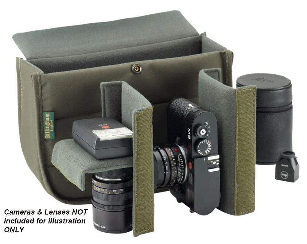 Billingham Hadley Small Camera DSLR Mirrorless Bag in Black /Tan (UK Stock) BNIP