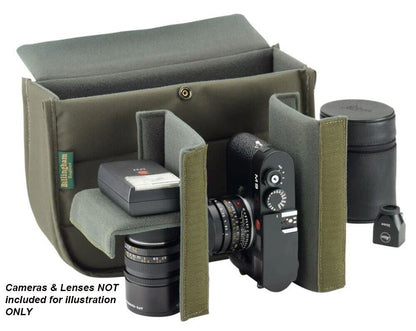 Billingham Hadley Small Camera DSLR Mirrorless Bag in Black /Tan (UK Stock) BNIP