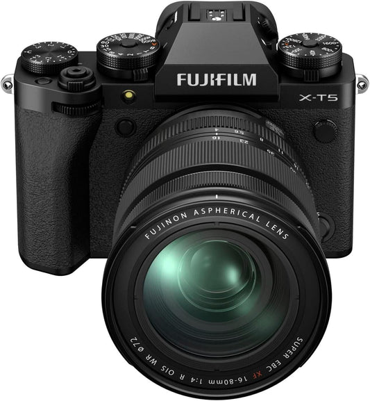 Fuji Fujifilm X-T5 + 16-80mm Lens 40.2MP Mirrorless Digital Camera in Black   UK