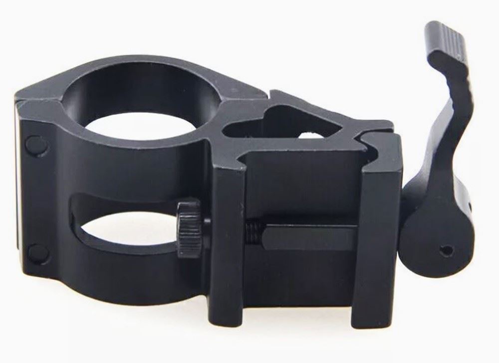 IR Torch Bracket Clamp for Picatinny Rail 20mm Offset Mount 45 Degree 25.4mm (UK