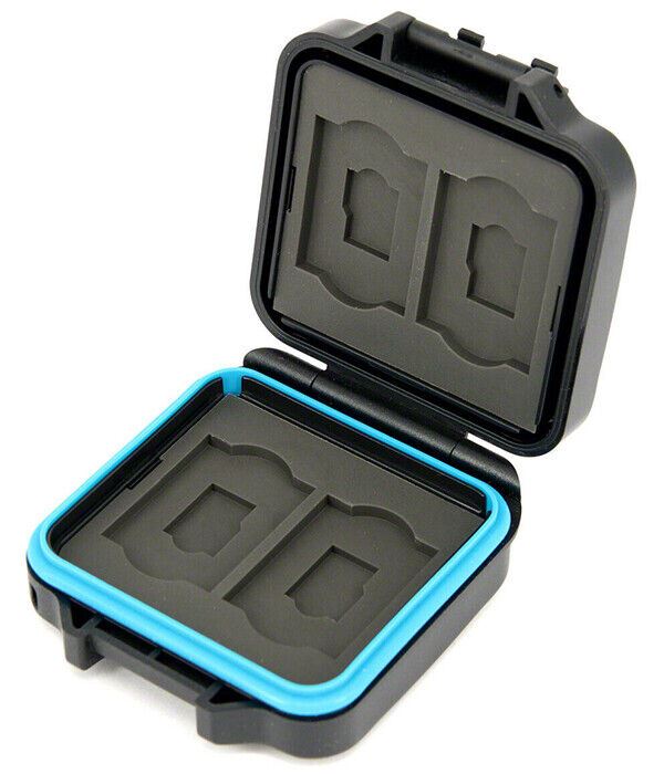TUFF Memory Card Case for 4 x SD Cards & 4 x microSD = Water & Shock Resist (UK)