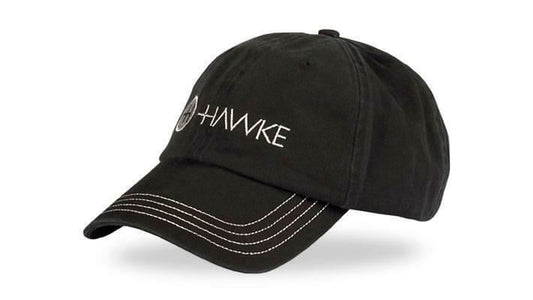 Hawke Optics Uni-Sex Baseball Cap in Distressed Black & Grey - One-Size #99300