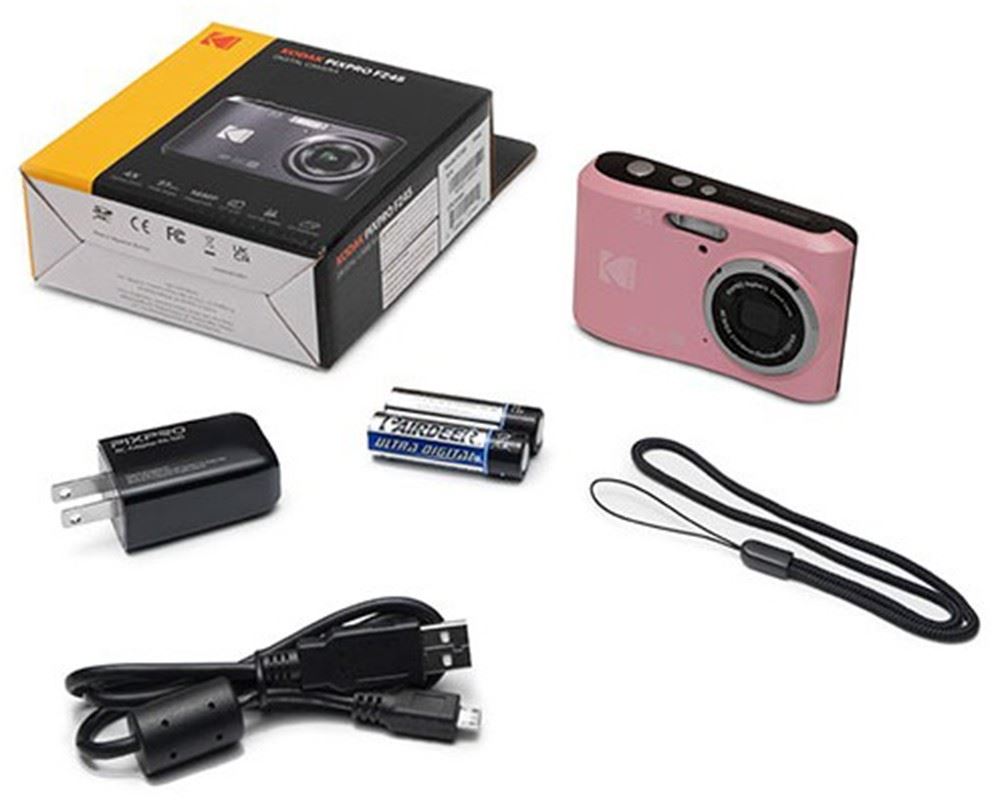 Kodak PIXPRO FZ45 16MP 4x Zoom Wide Angle Digital Camera in Pink (UK Stock) BNIB